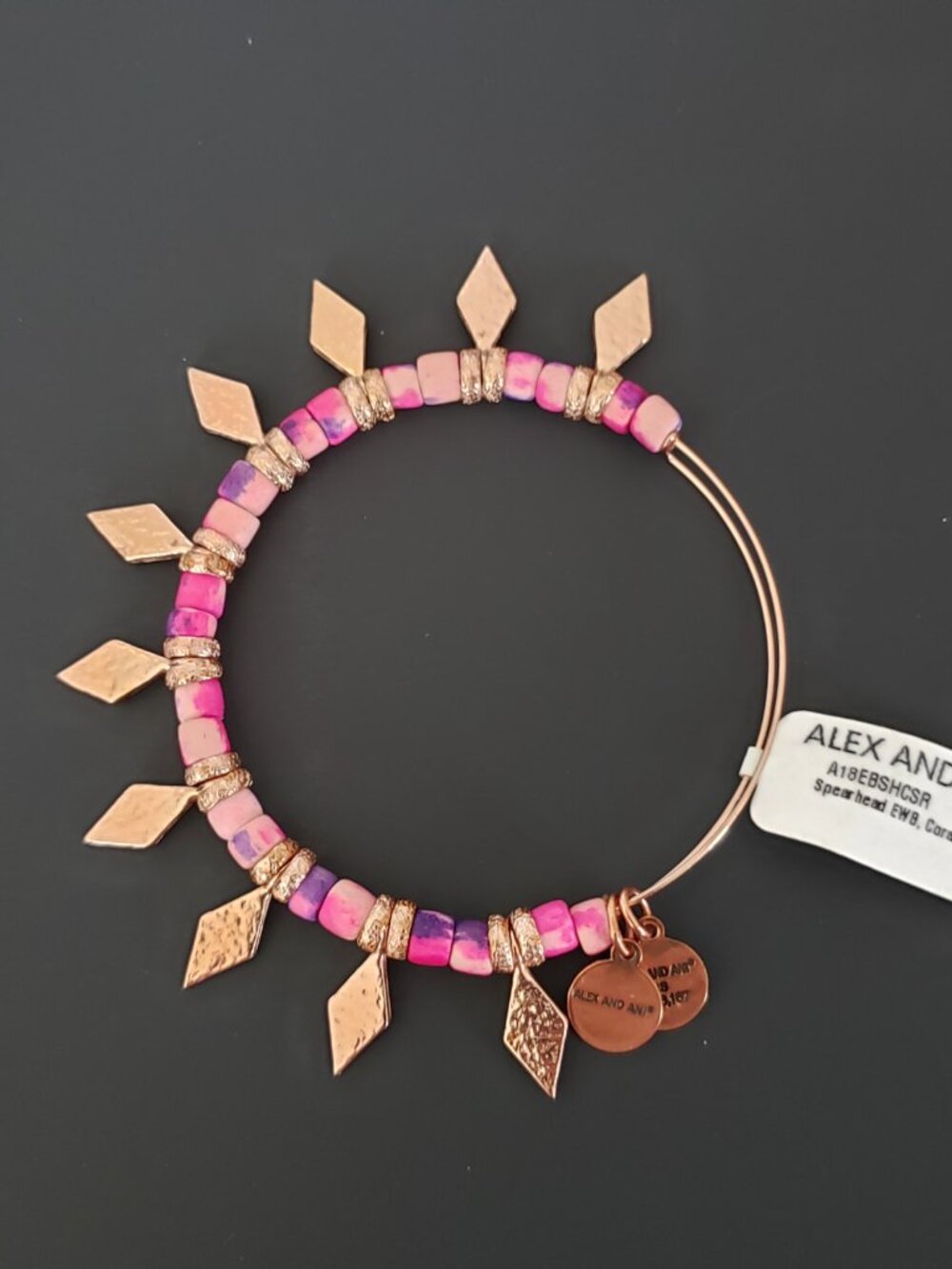 NWT ✨ Alex and Ani ✨ Coral Spear Head 548 - Picture 3 of 3